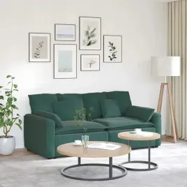 vidaxl-sofa-modulowa-z-poduszkami-ciemnozielona