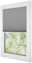 roleta-plisowana-bezinwazyjna-szara-harmonijka-plisa-37x150-cm