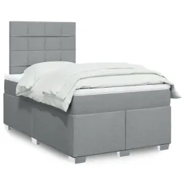 vidaxl-lozko-kontynentalne-z-materacem-jasnoszare-120x190-cm-tkanina