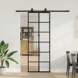 vidaxl-drzwi-przesuwne-z-zestawem-okuc-czarne-76x205-cm-esg-szklo