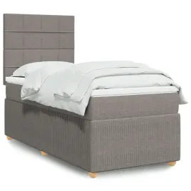 vidaxl-lozko-kontynentalne-z-materacem-taupe-tkanina-90x200-cm