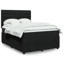 vidaxl-lozko-kontynentalne-z-materacem-czarne-160x200-cm-aksamit