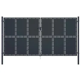 vidaxl-brama-ogrodzeniowa-stalowa-400x200-cm-antracytowa