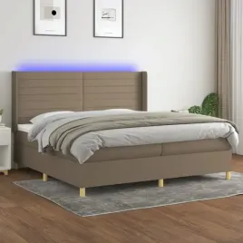 vidaxl-lozko-kontynentalne-z-materacem-taupe-200-x-200-cm-tkanina