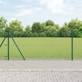 ogrodzenie-heksagonalne-vidaxl-zielone-1x100-m-stal