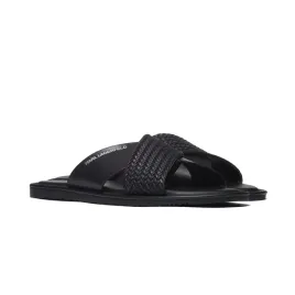 karl-lagerfeld-kastor-iv-kross-strap-sandal-czarny-unisex