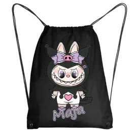 worek-szkolny-na-buty-workoplecak-wf-do-przedszkola-labubu-maskotka-kuromi