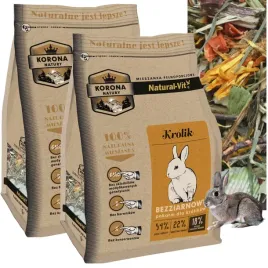 korona-natury-natural-vit-karma-dla-krolika-bez-ziaren-trawy-ziola-2x16-kg