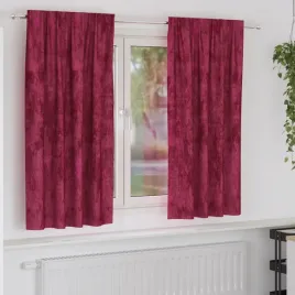 vidaxl-zaslony-2-szt-z-oczkami-burgundowy-175x140-cm