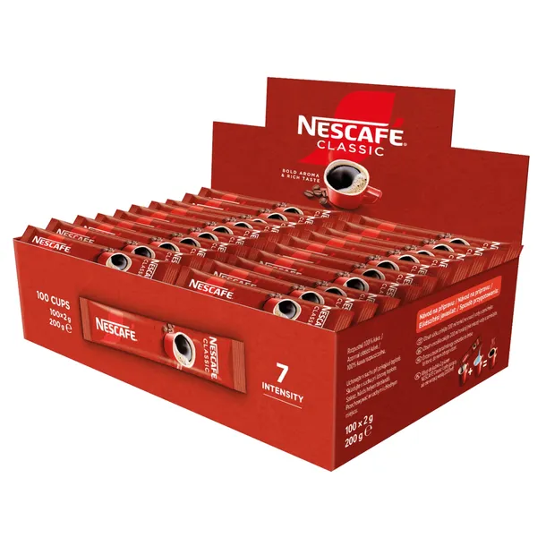 Kawa Rozpuszczalna Nescafe Classic Saszetki (100 x 2 g) 200 g