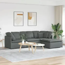 vidaxl-sofa-modulowa-z-podnozkiem-i-poduszkami-tkanina-ciemnoszara