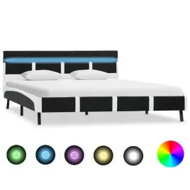 vidaxl-rama-lozka-z-led-czarna-sztuczna-skora-140-x-200-cm