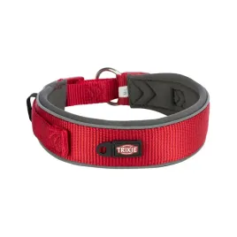 obroza-regulowana-dla-psa-materialowa-solidna-czerwona-trixie-m-l-40-48cm