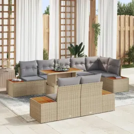 vidaxl-9-elementowy-zestaw-sofy-ogrodowej-z-poduszkami-bezowy-poli-rattan