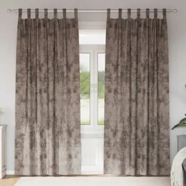 vidaxl-zaslony-welurowe-2-sztuki-z-oczkami-cappuccino-260x140-cm