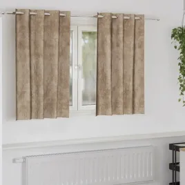 vidaxl-zaslony-aksamitne-szampan-poliester-140-x-140-cm