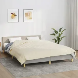 vidaxl-koc-obciazeniowy-kremowy-220x240-cm-11-kg-tkanina