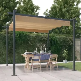 vidaxl-altana-ogrodowa-ze-zwijanym-dachem-3x3-m-kolor-taupe