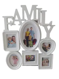 super-prezent-pod-choinke-ramka-6-zdjec-family-biala-30-x-37-cm