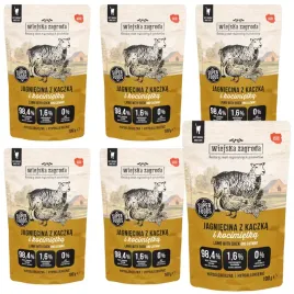 karma-mokra-dla-kota-wiejska-zagroda-jagnie-kaczka-kocimietka-6x100g