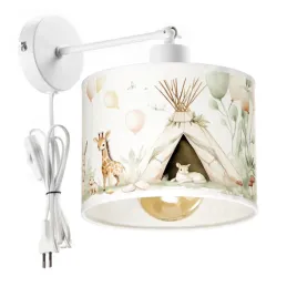 dziecieca-lampa-scienna-kinkiet-lesna-przygoda-z-pastelowym-abazurem-z-wtyc
