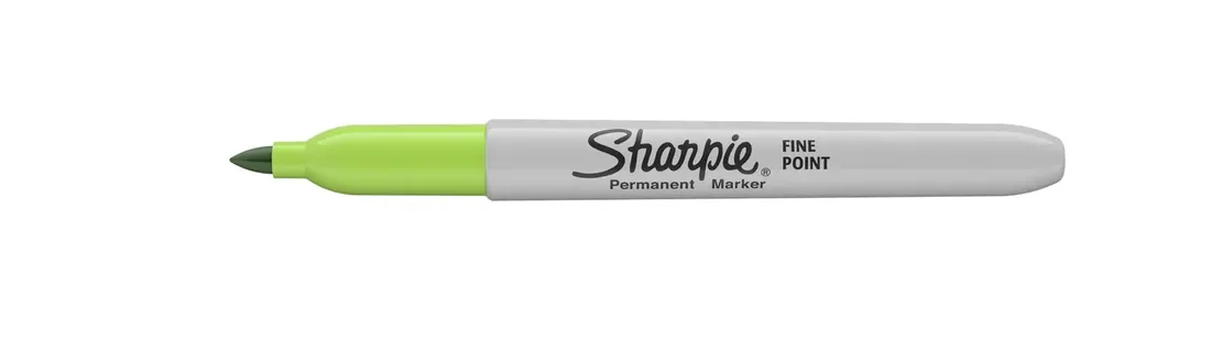 marker-sharpie-fine-limonkowy