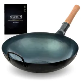 yosukata-wok-stal-weglowa-profesjonalny-niebieski-36-cm-gaz-stir-fry