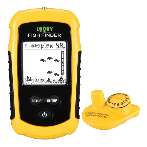 ECHOSONDA BEZPRZEWODOWA SONAR WĘDKARSKI FFW1108-1 LUCKY NA RYBY