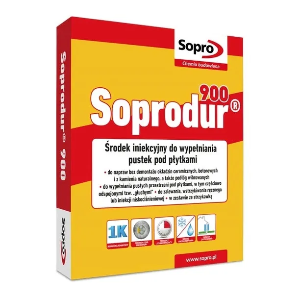 SOPRO SOPRODUR 900 do wypełniania pustek pod płytkami 0,5 kg