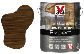 v33-lazura-ochronna-expert-ochrona-do-12-lat-orzech-ciemny-5l