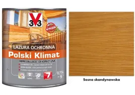 v33-lazura-ochronna-7-lat-polski-klimat-075l-sosna-skandynawska