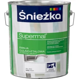 sniezka-supermal-emalia-olejno-ftalowa-10l-bialy-polysk-ral-9003