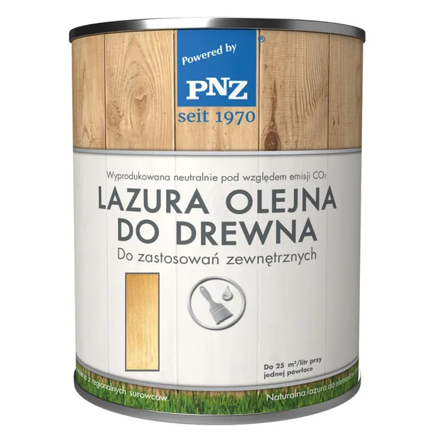 PNZ Lazura Olejna do drewna 5L Bezbarwny
