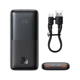 power-bank-baseus-bipow-10000mah-20w-03m-kabel-usb-usb-c-3a-czarny-ppb