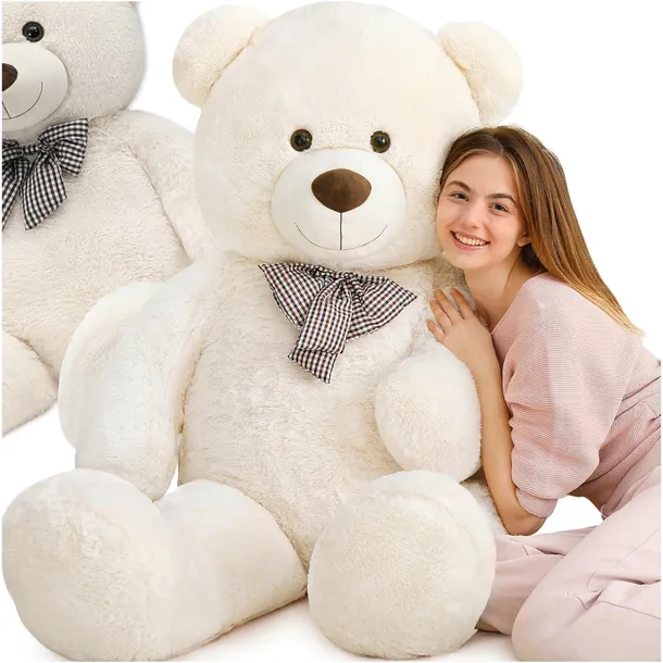 PLUSZOWY MIŚ MASKOTKA DUŻY PLUSZAK ZABAWKA 140CM PREZENT DLA DZIECKA MIĘKKI