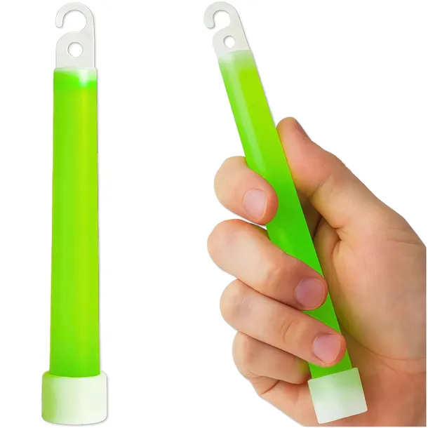 OŚWIETLENIE GLOW STICK ŚWIATŁO CHEMICZNE ZIELONE DO NAMIOTU NA BIWAK NAMIOT