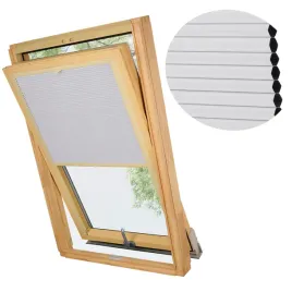 roleta-dachowa-plisa-termiczna-plaster-miodu-bialy-do-okna-velux-mk08