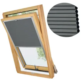 roleta-dachowa-plisa-termiczna-plaster-miodu-grafit-do-okna-velux-mk08