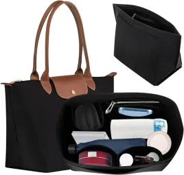 organizer-do-torebki-torby-pojemny-wklad-6-kieszeni-solidny-filcowy-czarny
