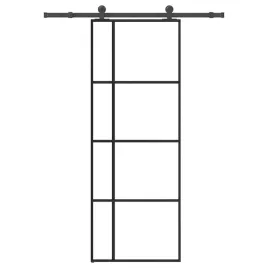 vidaxl-drzwi-przesuwne-z-osprzetem-szklo-esg-i-aluminium-76x205-cm