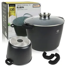granitowy-garnek-10l-powloka-nonstick-garnek-z-pokrywka-silikonowe-uchwyty