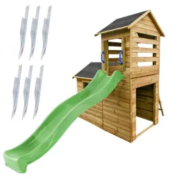 domek-ogrodowy-dla-dzieci-robert-dwupietrowy-drewniany-slizg-22m-i-kotwy