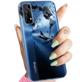 etui-do-realme-7-wzory-podroz-wakacje-obudowa-pokrowiec-case