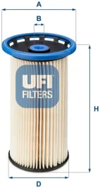 filtr-paliwa-wklad-diesel-oe-ufi