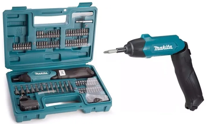 Makita Akumulatorowy Wkrętak Śrubokręt Wkrętarka 1/4" 3,6V Bity DF001DW