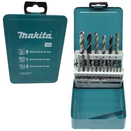 makita-d-46202-zestaw-wiertel-do-metalu-drewna-cegly-betonu-18-szt