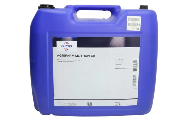 FUCHS OIL Olej silnikowy 15W50 20l AGRIFARM 600793579