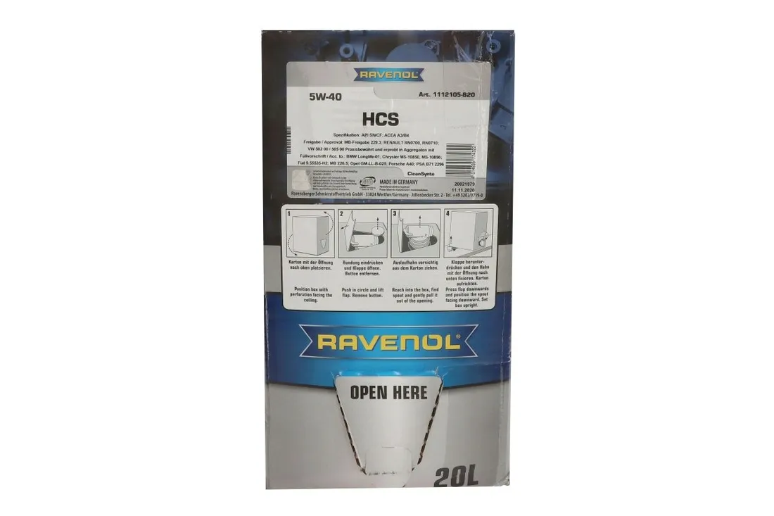 olej-ravenol-rav-hcs-sae-5w40-20l