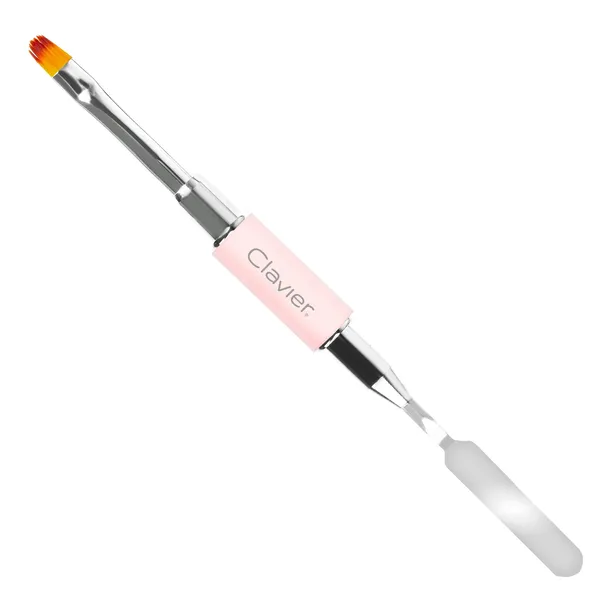 Pędzelek + Łopatka DUO Akrylożel Flexygel Polygel Do Paznokci
