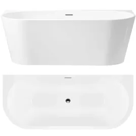 wanna-wolnostojaca-przyscienna-150-cm-akrylowa-rea-capri-biala-nowoczesna